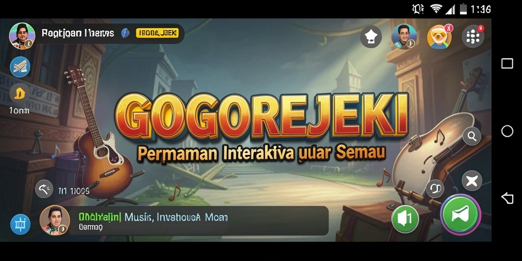 Screenshot menunjukkan gameplay GOGOREJEKI yang menarik dan interaktif.