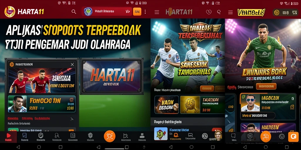 Tampilan gameplay HARTA11 dengan pilihan taruhan olahraga yang menarik.