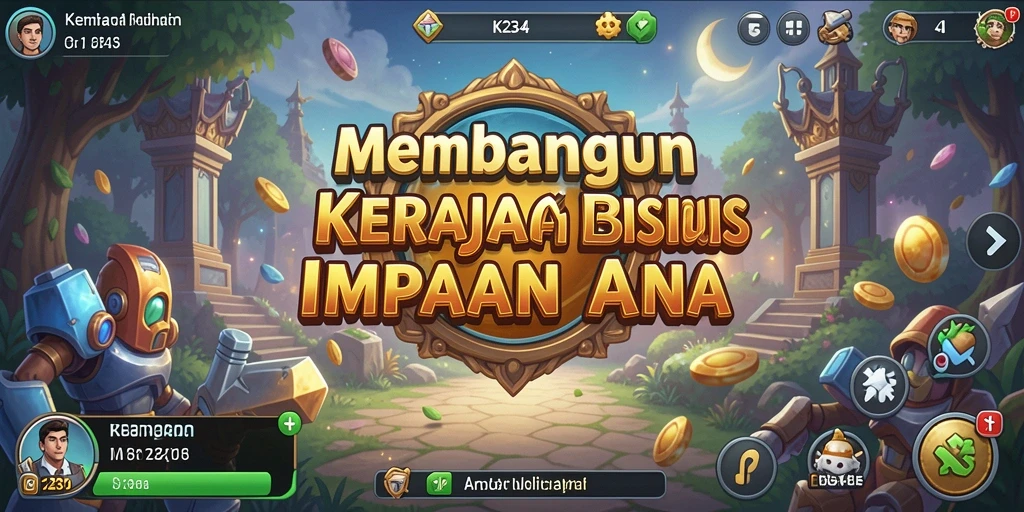 Tampilan gameplay K234 dengan elemen Tycoon yang menarik.