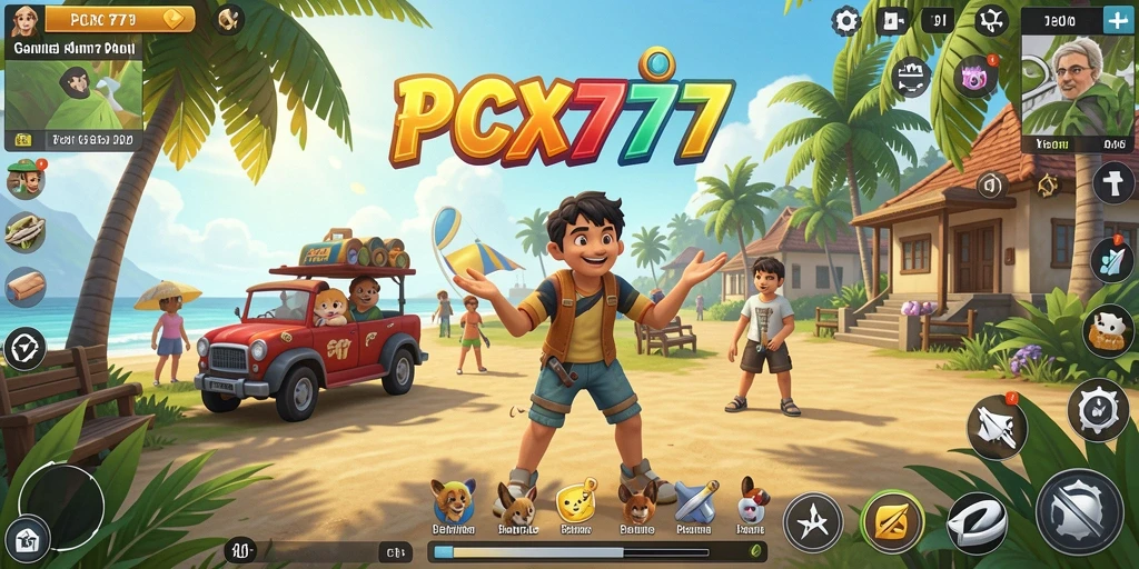 Screenshot utama PCX777 menunjukkan gameplay menarik dan menyenangkan.