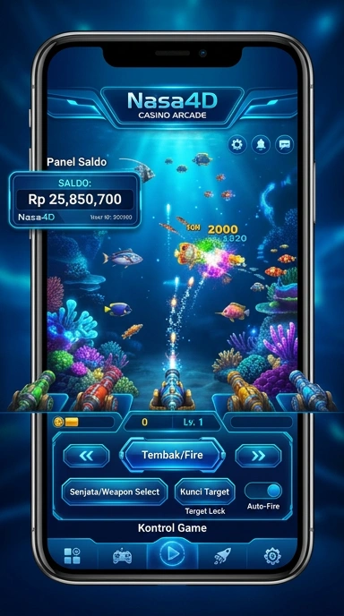 Tampilan antarmuka pengguna aplikasi nasa4d yang menarik dan fungsional.